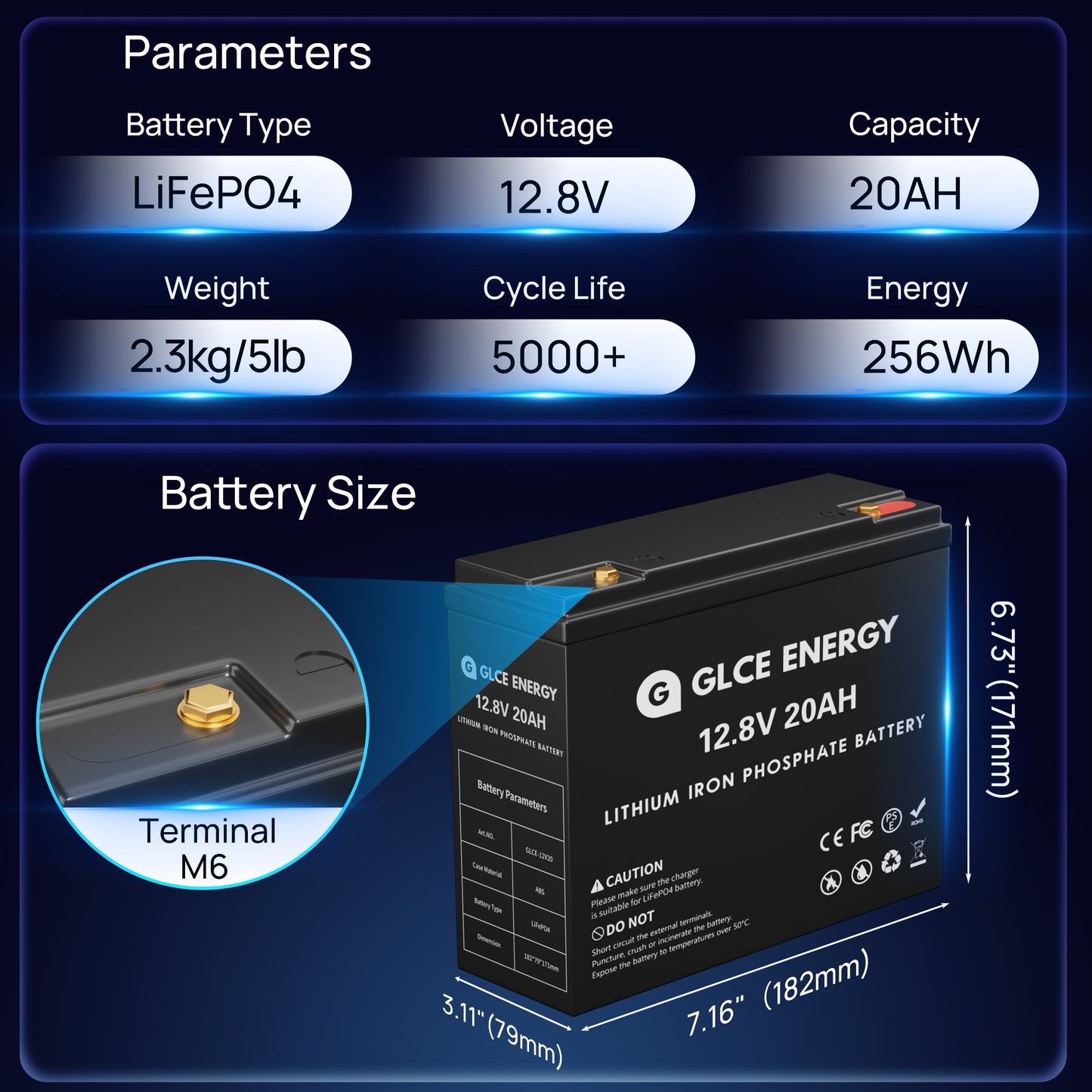 12V 20Ah Lithium Battery