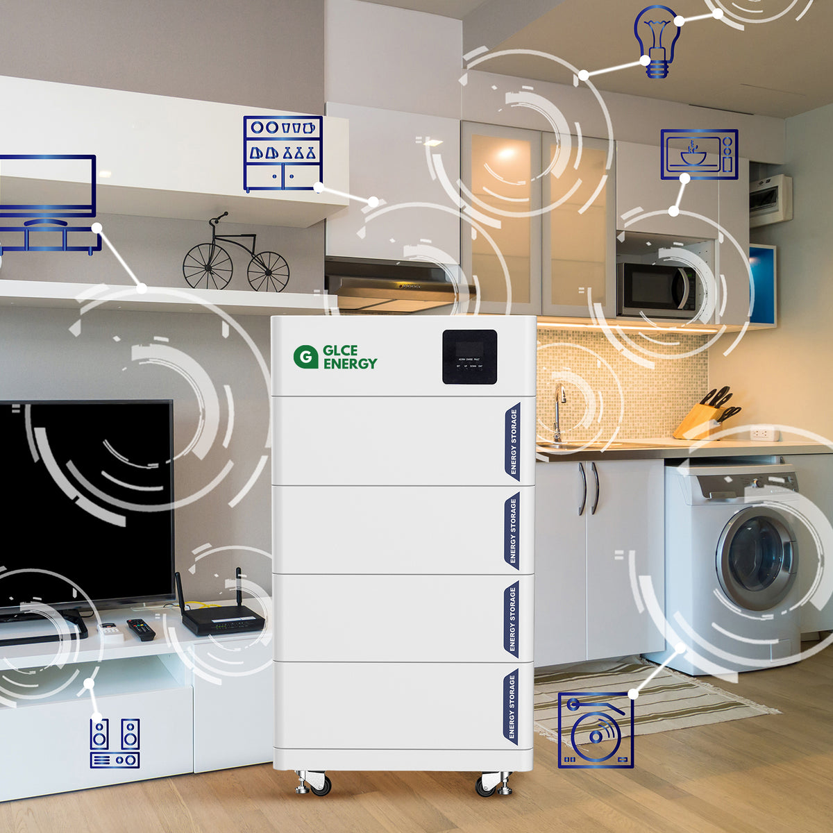 All-in-One 10.24kWh LiFePO4 Energy Storage System