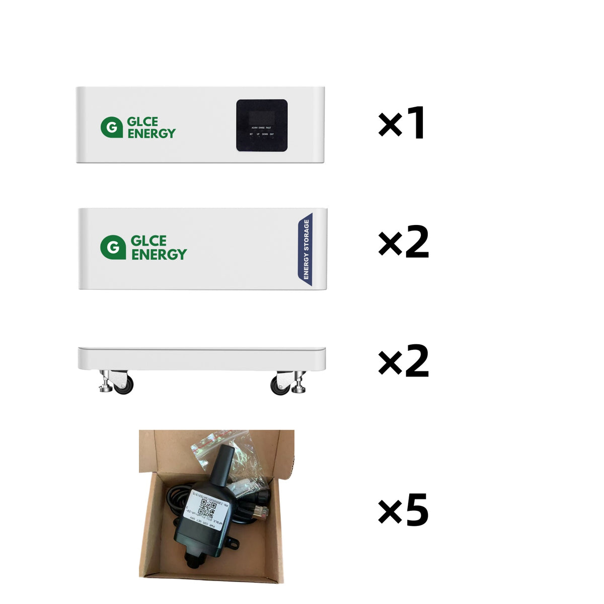 All-in-One 10.24kWh LiFePO4 Energy Storage System (2 Batteries + Inverter)