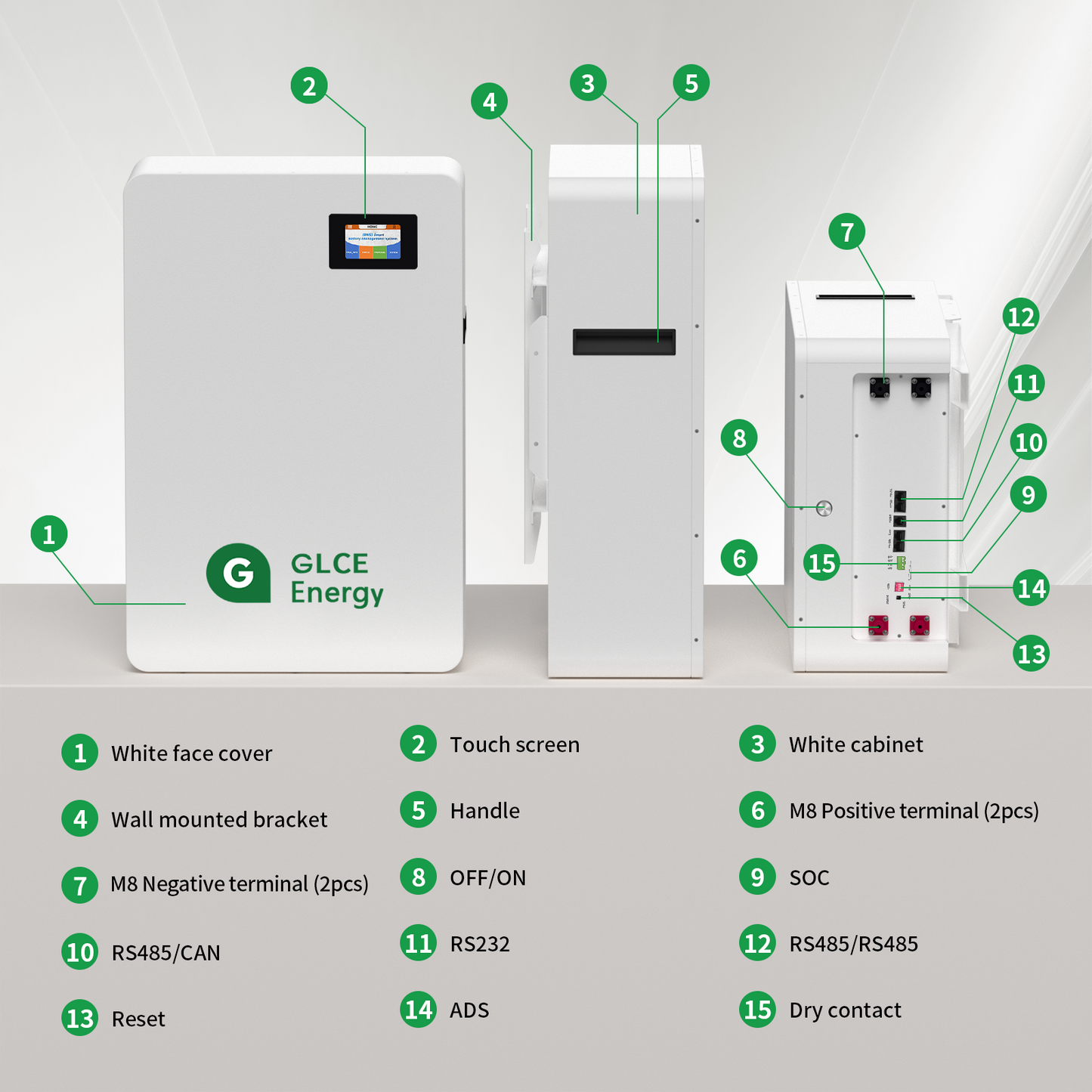 51.2V 200Ah LifePO4Battery(Wall Mounted)