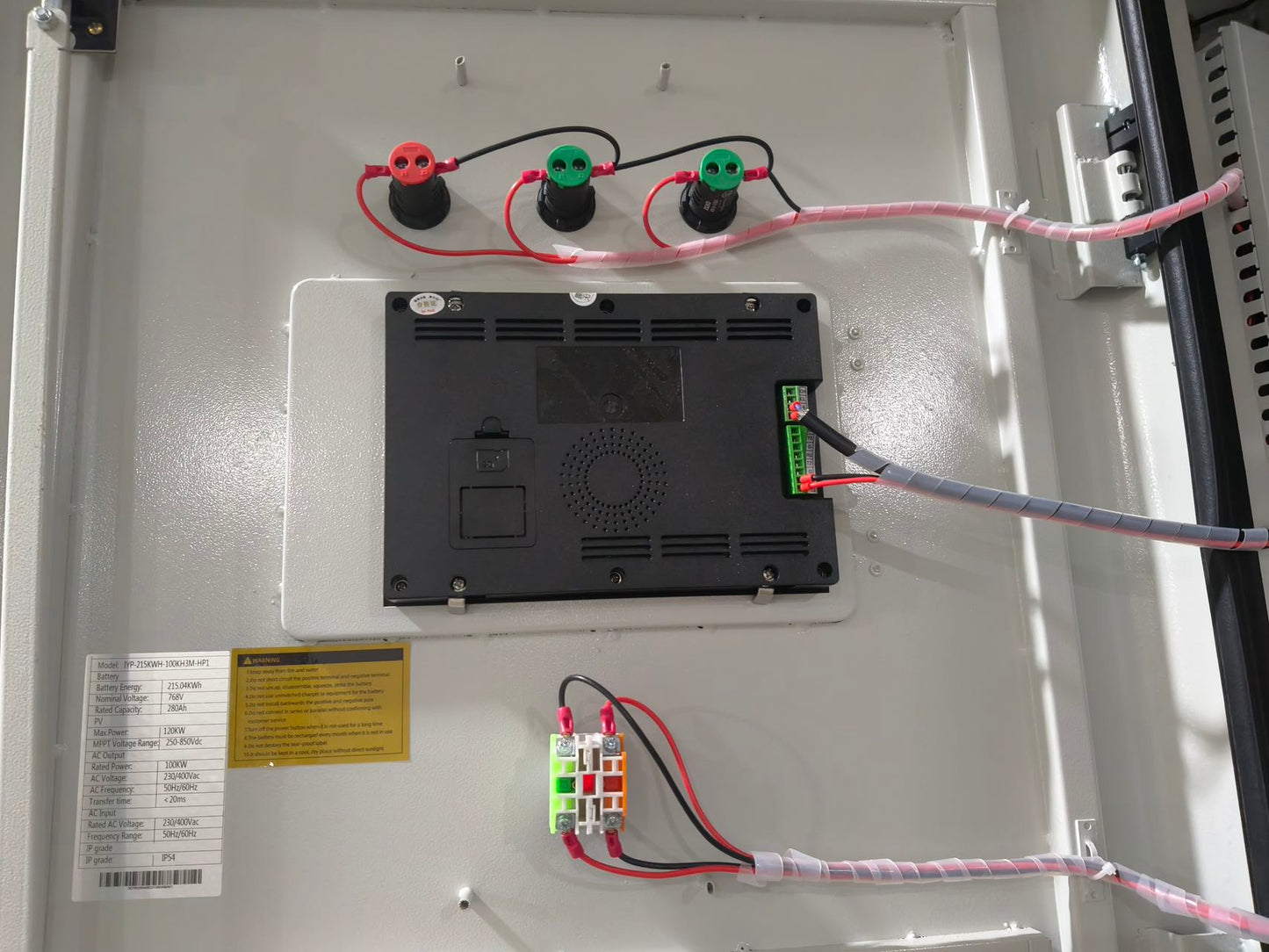 GLCE 215kwh+100kw solar-diesel industrial and commercial energy storage cabinet