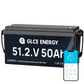 51.2V 50Ah LiFePO4 Battery (Bluetooth)