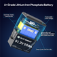 48V 50Ah LiFePO4 Battery Mini with 100A Bluetooth BMS  (Bluetooth)
