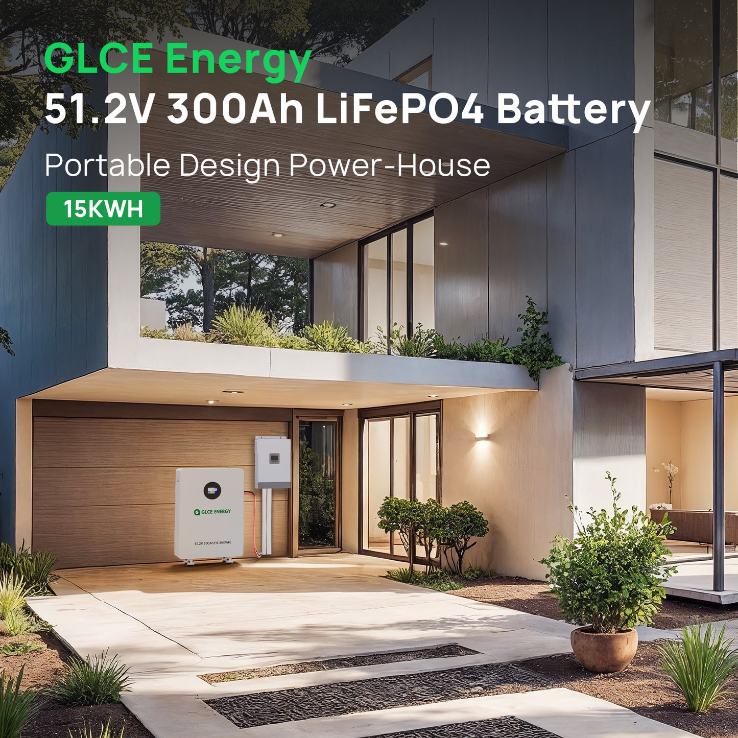 51.2V 300Ah Lithium LiFePO4 Battery（Bluetooth/WIFI）