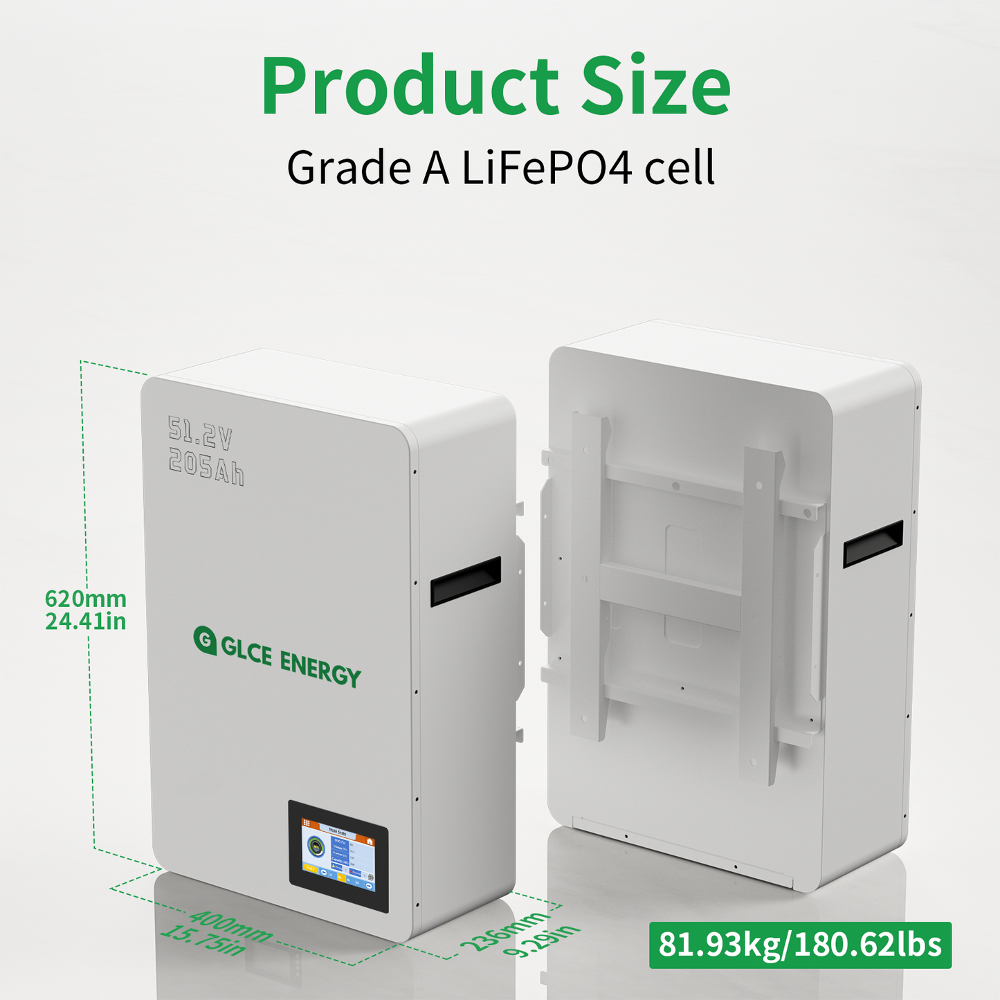 51.2V 205Ah LifePO4Battery（Wall Mounted）