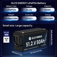51.2V 50Ah LiFePO4 Battery (Bluetooth)