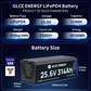 24V 300Ah(314Ah) LiFePO4 Battery（Bluetooth)
