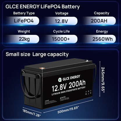 12V 200Ah LiFePO4 Battery