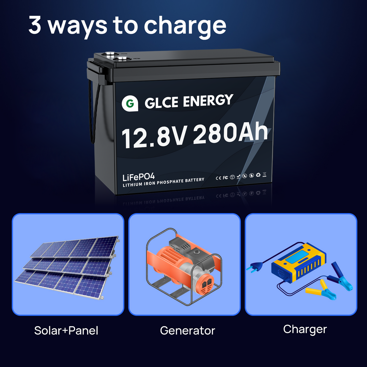 12V 280Ah Battery LiFePO4